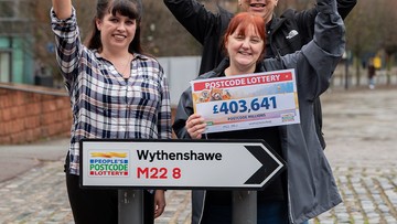WOOHOO DOORS DOWN: Big winners celebrate together