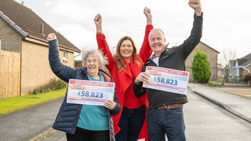 WINNING TOGETHER: Pauline and Ron received their incredible news at the same time