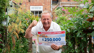 Keen gardener Steve is looking to the future after his win
