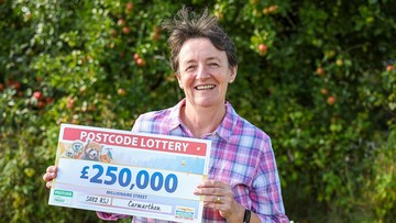 Susan won with her mum-in-law, tenant and neighbour