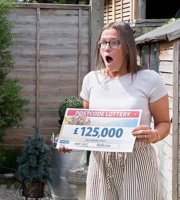 Sophie was left gobsmacked when her prize was revealed