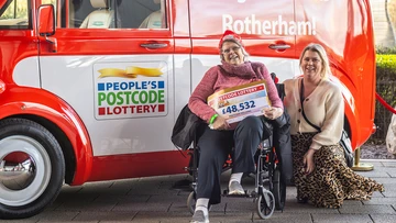 FOR BILL: Mal carried on her husband's Postcode Lottery legacy