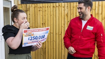 WHAT A SUR-PRIZE: Matt gives winner Emma the surprise of a lifetime