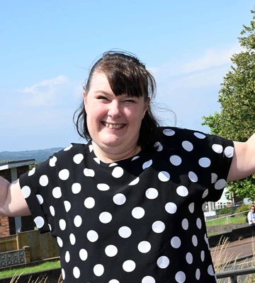 WHOOPING IT UP: Fiona's joy at win