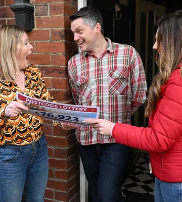 Wowee: Beth and James were stunned when she scored almost £77,000