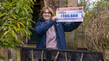GATE SMASHER: Elated Julie was staggered by her double win