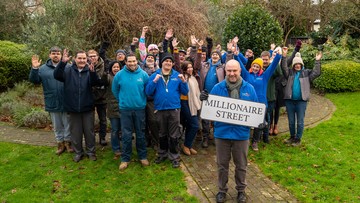 TRANSFORMING LIVES: Trust Links CEO Matt King celebrates with volunteers and members