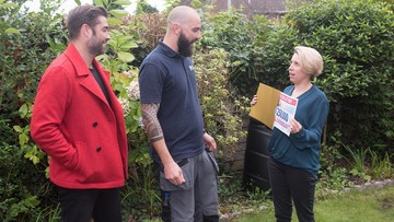 STUNNED SILENCE: Amy reveals win to husband Tom