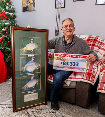CAUGHT THE BIG ONE: Michael will use his cash to fund a fishing dream