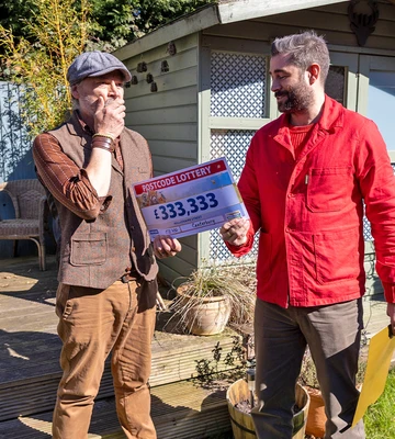 THREESY DOES IT: James stunned as lottery's Matt Johnson reveals winnings