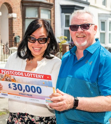 Winner Edward signed up after his wife Nancy spotted our TV ad