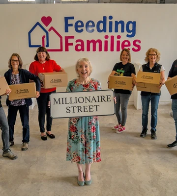FOOD FOR THOUGHT: Charity team help families in need