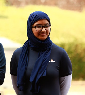 FAMILY TIES: Sara's brother Zaki introduced her to cricket