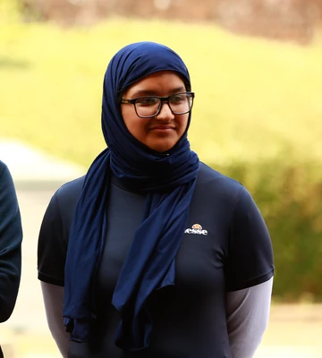 FAMILY TIES: Sara's brother Zaki introduced her to cricket