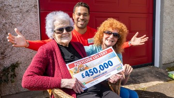 THREESY DOES IT: Moira and daughter Susan stunned at triple ticket win