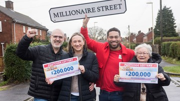 RIGHT UP OUR STREET: Neighbours celebrate their wins with Danyl