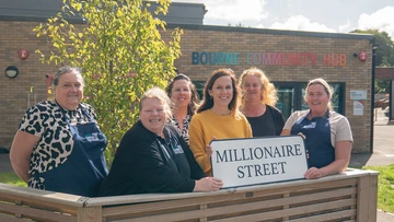 HAPPY HUB: Poole Communities Trust celebrate their funding award