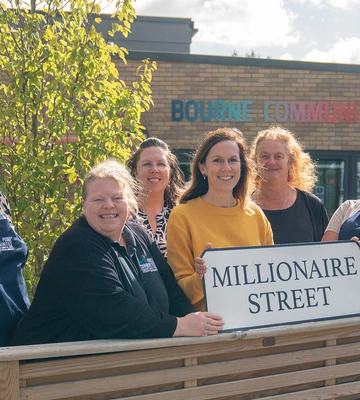 HAPPY HUB: Poole Communities Trust celebrate their funding award