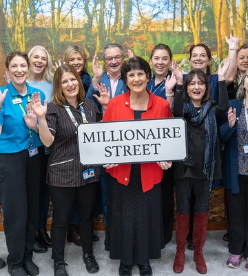 CHARITY CHEER: The Sussex Snowdrop Trust were thrilled with their funding