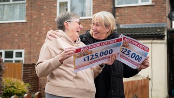 GOOD NEIGHBOURS: Pauline is supported by next-door pal Sharon