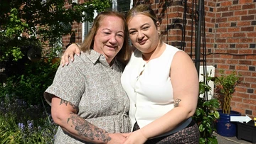 Marie, with daughter Georgia, is planning to treat her family