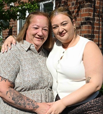 Marie, with daughter Georgia, is planning to treat her family
