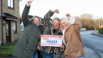 COLLECTING THE CASH: Michelle Wilson was home to receive Ernie's winnings