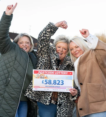 COLLECTING THE CASH: Michelle Wilson was home to receive Ernie's winnings