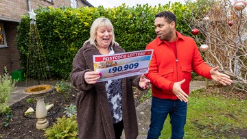 UP ALL NIGHT: Julie was awake since 3am waiting for her cheque