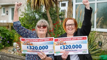 FAMILY WINS: Mother and daughter-in-law Rose and Sarah celebrate together