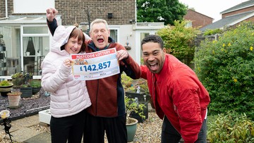 Bob banked the biggest win of £142,857 playing with three tickets