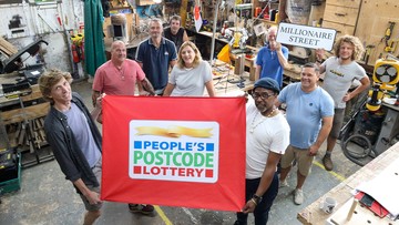 POSITIVE FUTURES: Making It Out team celebrate funding