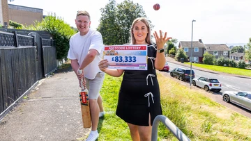 CASHES TO ASHES: Jessica and former cricketer Cameron will go to big tournament in Oz next year
