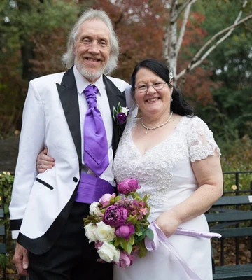 HAPPY EVER AFTER: Couple tied the knot in Central Park on 9 November 2016