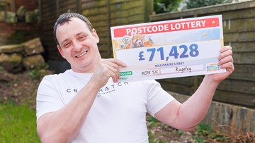 MR BEER'S CHEERS: Peter's win was down to late gran