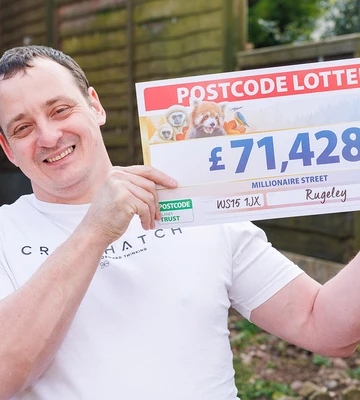 MR BEER'S CHEERS: Peter's win was down to late gran