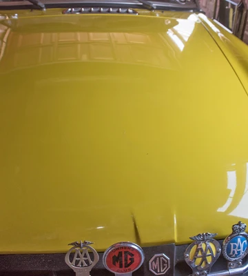 VROOM VROOM: John plans to get his MG back on the road