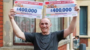 Tony was delighted to double his prize to £800,000 thanks to playing with two tickets
