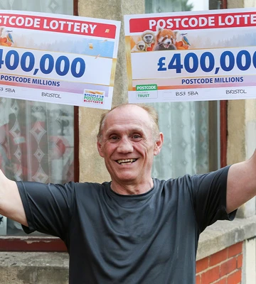 Tony was delighted to double his prize to £800,000 thanks to playing with two tickets