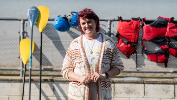 SPLASHING NEWS: Charity trustee Wendi Chuffe was "blown away" by the award