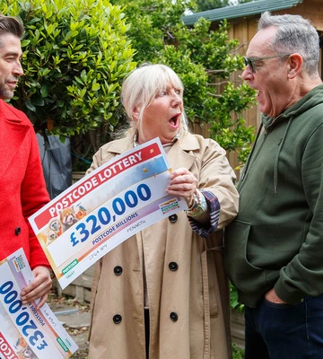 DEBS AT THE DOUBLE: Shocked Debbie doubled her win to £640,000