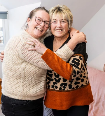 MUM'S THE WORD: Emma plans to treat her parents