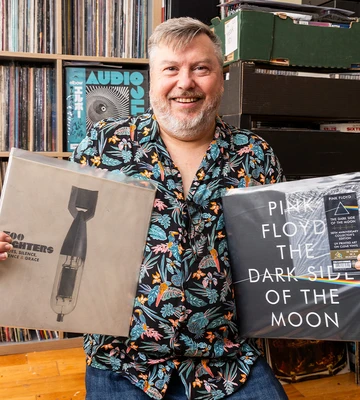 IN A SPIN: Musical Mark to transform his house to make room for more records