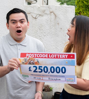 The couple said win was ‘unimaginable’