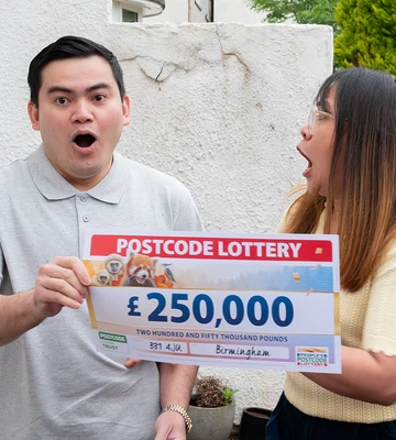 The couple said win was ‘unimaginable’