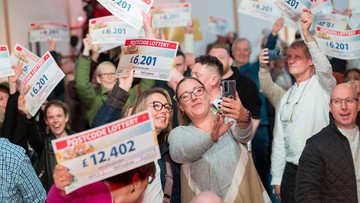6K SELFIES: 237 winners in the wider postcode sector won £6,201 per ticket