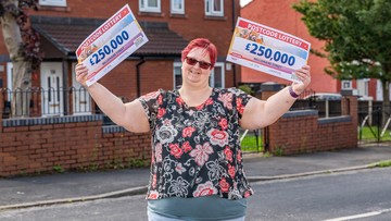 TWICE AS NICE: Mandy doubled win with two tickets
