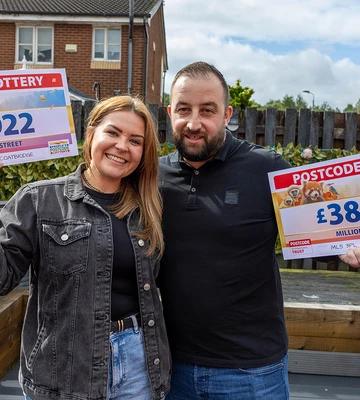 COUPLE UP: Lee and Thomas both win prizes