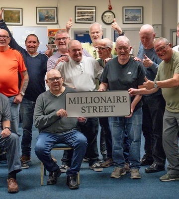 LOCALS CELEBRATE: The Men's Domino Group at Deaf Services Lanarkshire