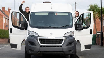 VANTASTIC: The couple will push on with their camper project